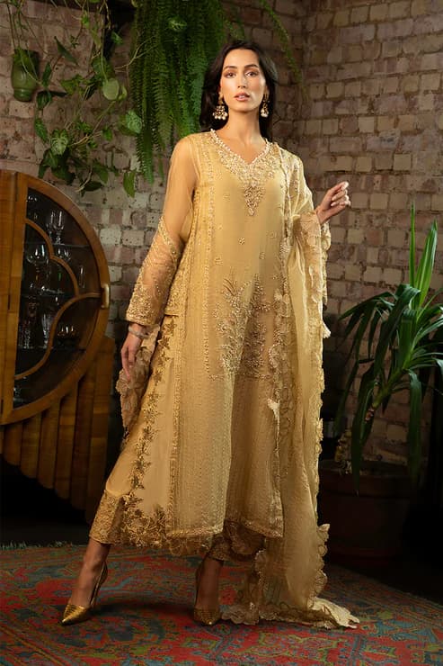 Golden Evening Gown
